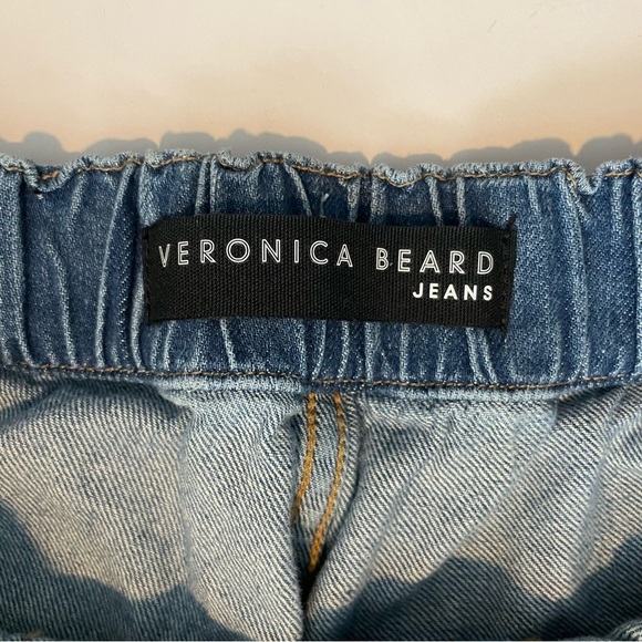 ARYA CARGO JEAN ELASTIC WAIST High-Rise Rigid Denim waterfall 29 8 - Picture 2 of 11